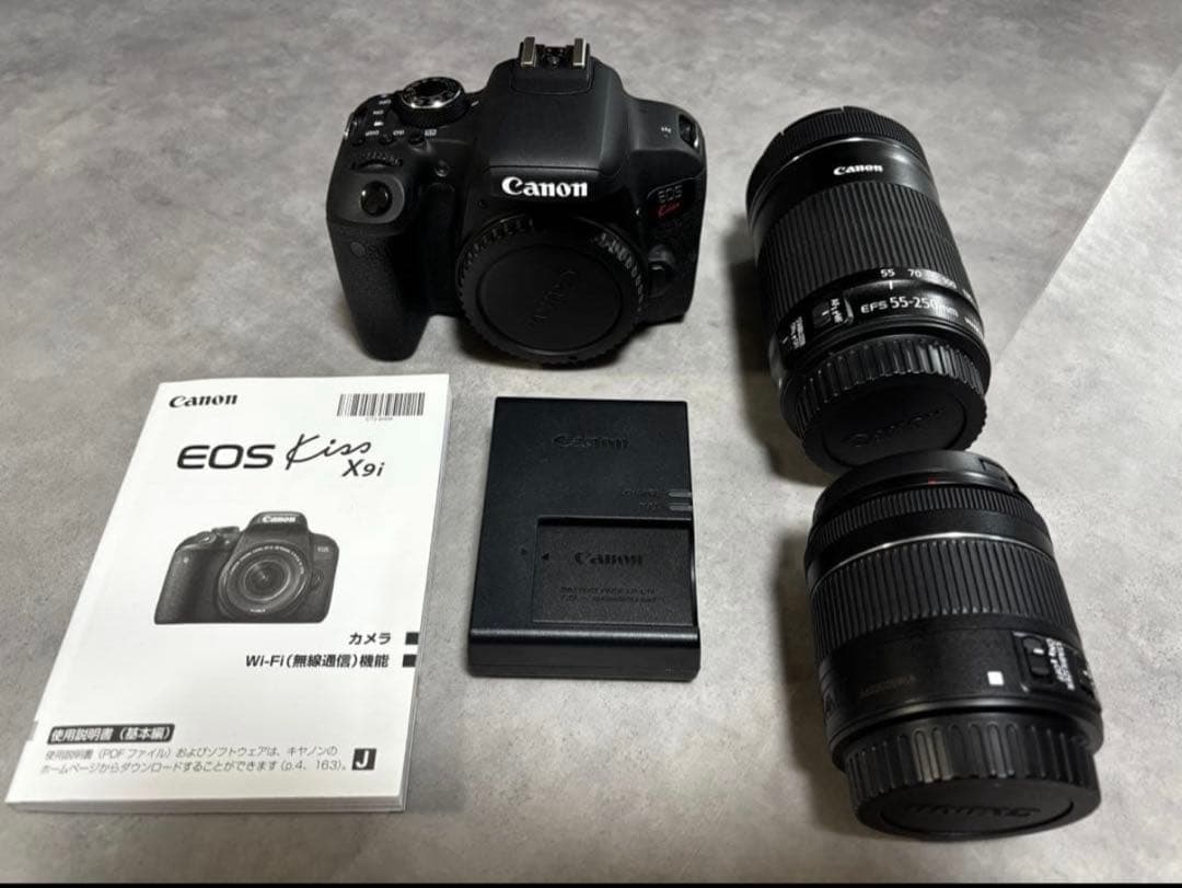 CANON EOS KISS X9iのダブルズームキット