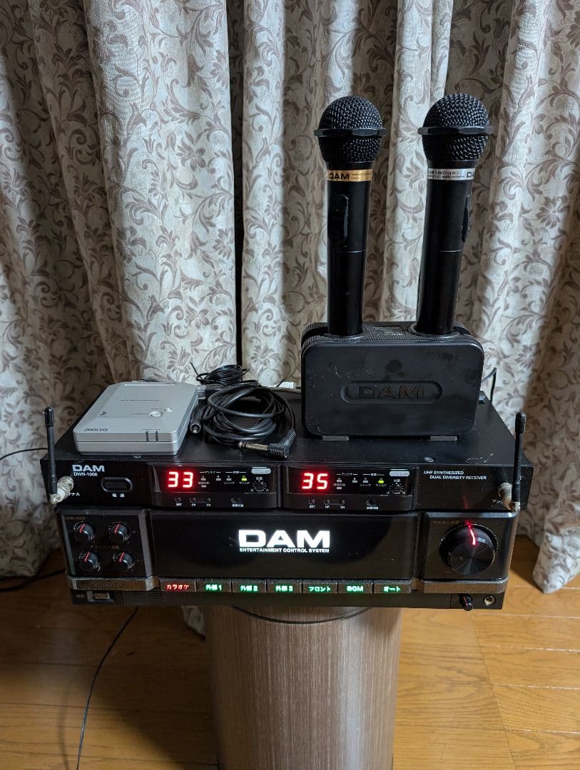 ★さらに値下げ★DAM第一興商マイクセット　DAM-AD4 DWR-1000中古