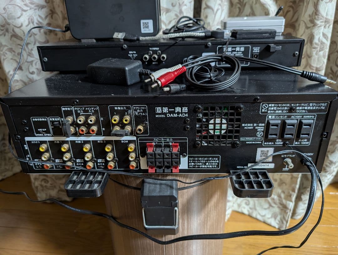 ★さらに値下げ★DAM第一興商マイクセット　DAM-AD4 DWR-1000中古