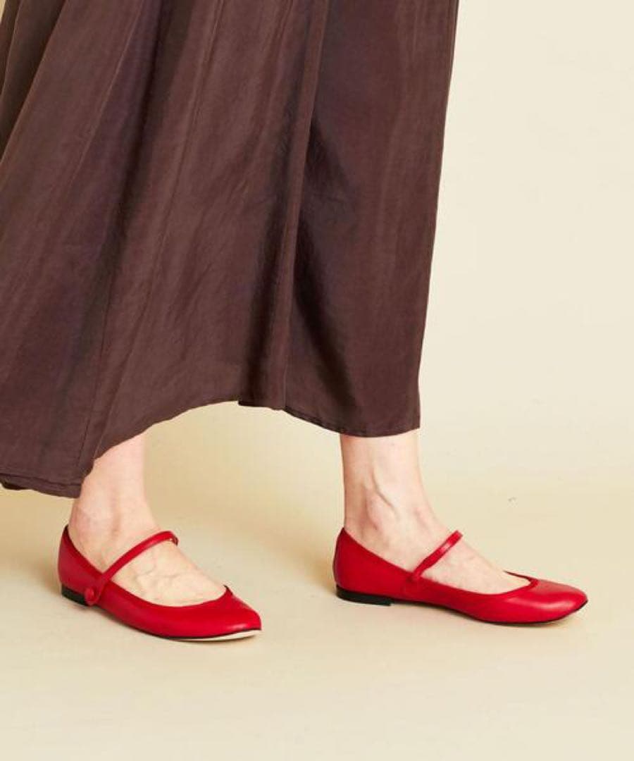レペット repetto レザー メリージェーン レッド 36 新品未使用