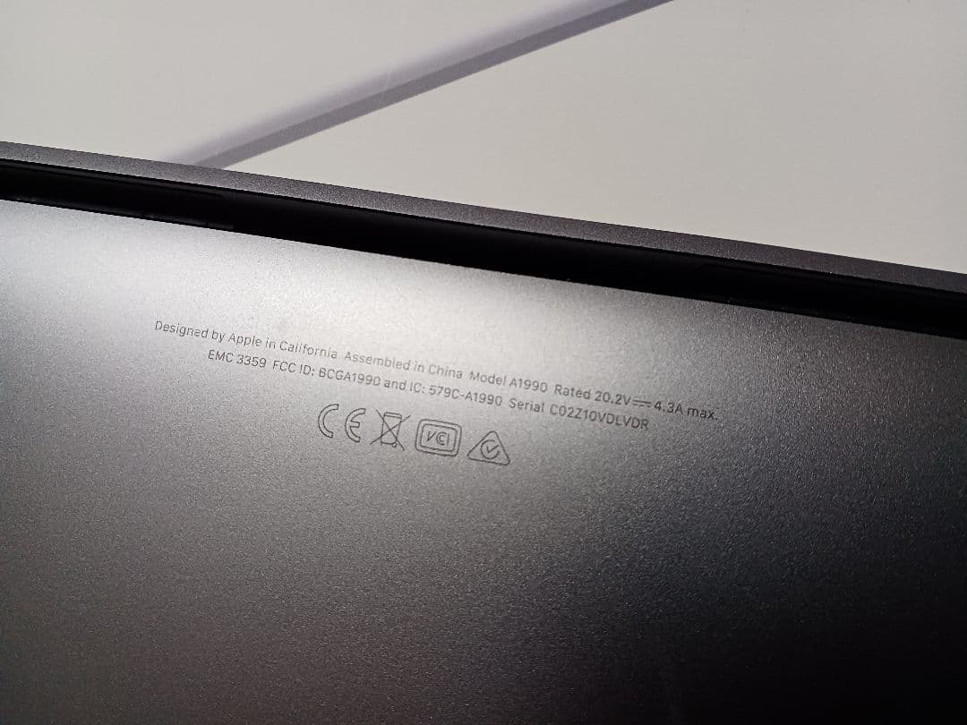 32GB 4TB MacBook Pro i9 15インチ日本語配列