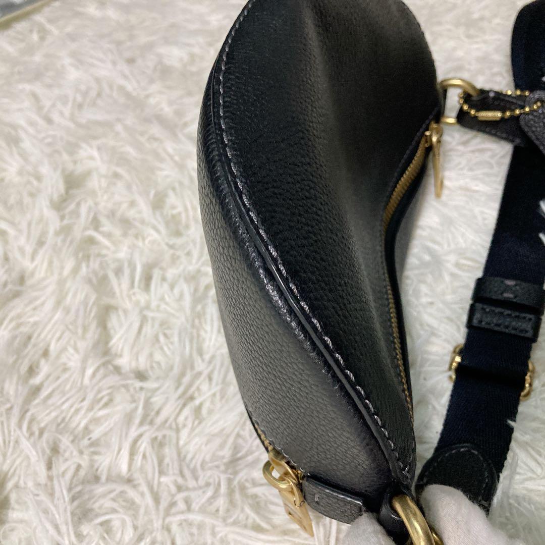 未使用保管品 コーチ ベサニー 黒 BETHANY BELT BAG CH813