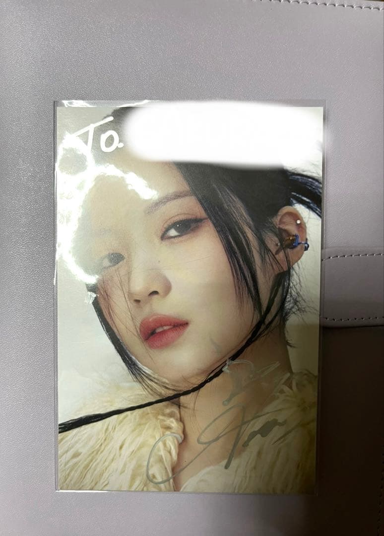 babymonster アサ　サイン　トレカ