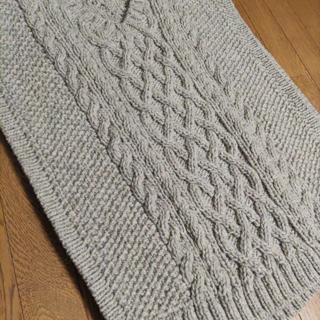 NESTROBEペルーハンドニットベスト アラン鹿の子