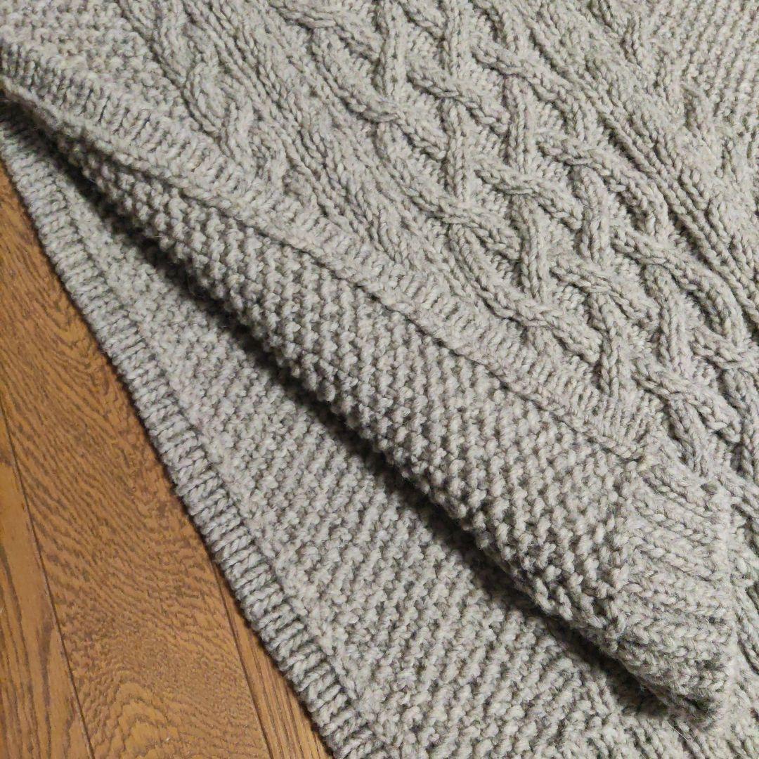 NESTROBEペルーハンドニットベスト アラン鹿の子