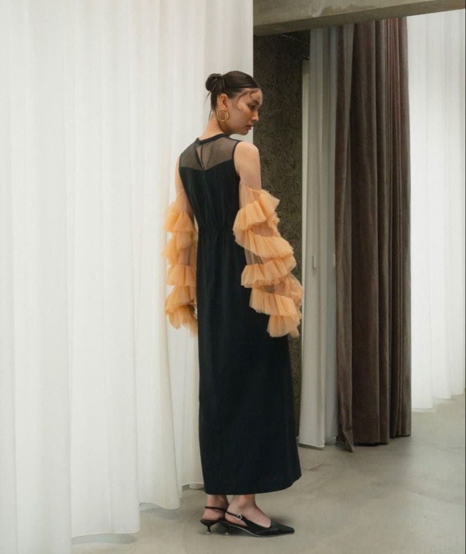 新品未使用 ANDRESD detached sleeve dress Lサイズ