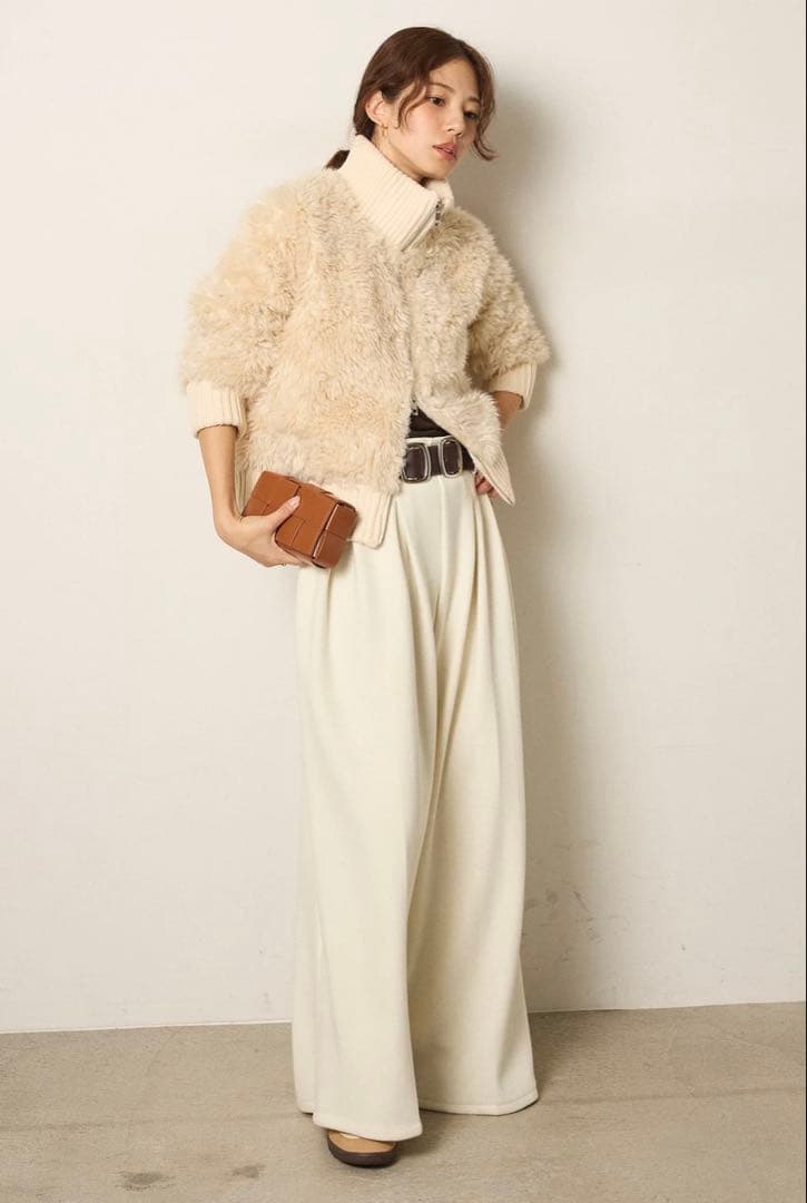 【ESICA(エシカ)】ハイネックボアブルゾン