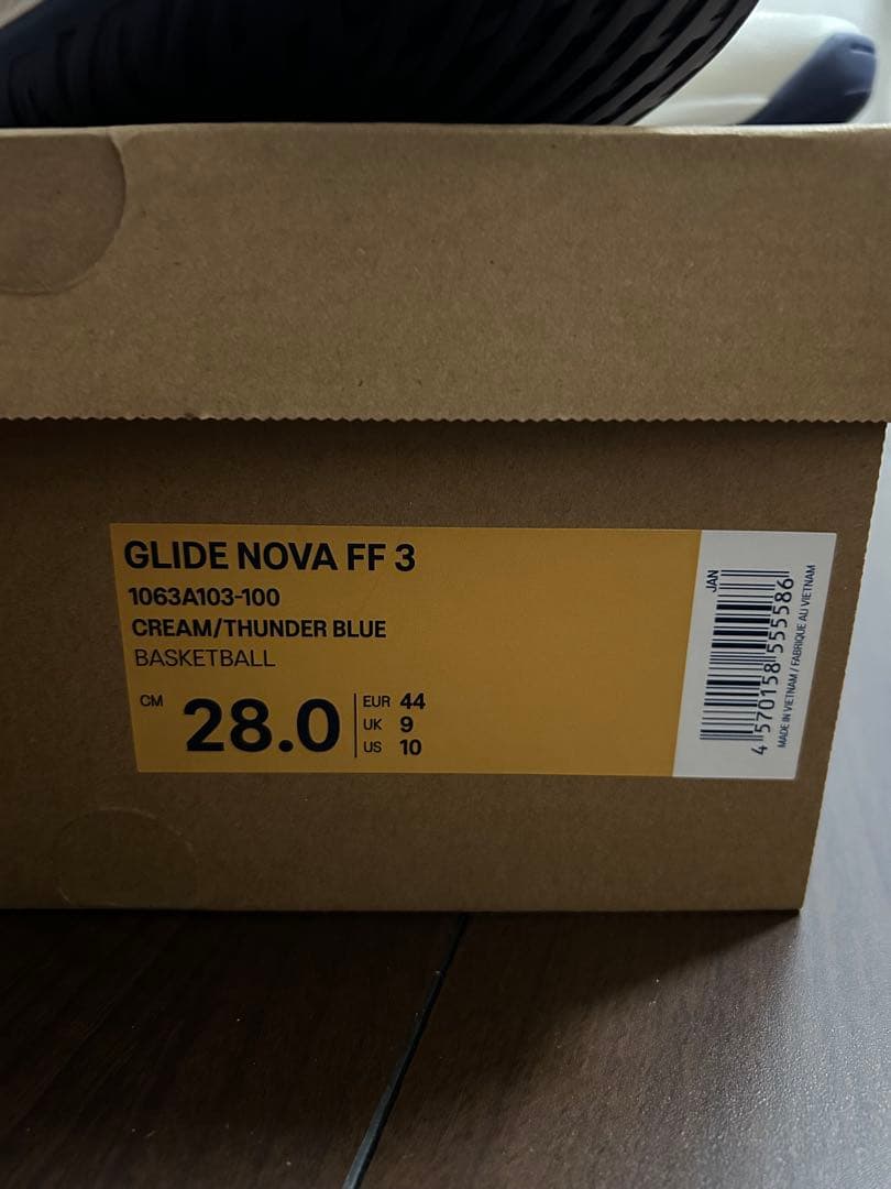 【やっこ】asics GLIDE NOVA FF3 cream pack