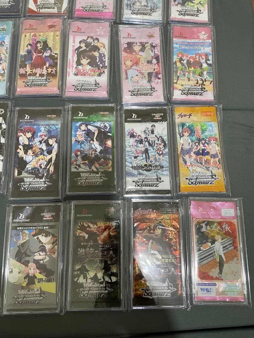ヴァイスシュヴァルツ　未開封パック　コレクション　49点　まとめ売り