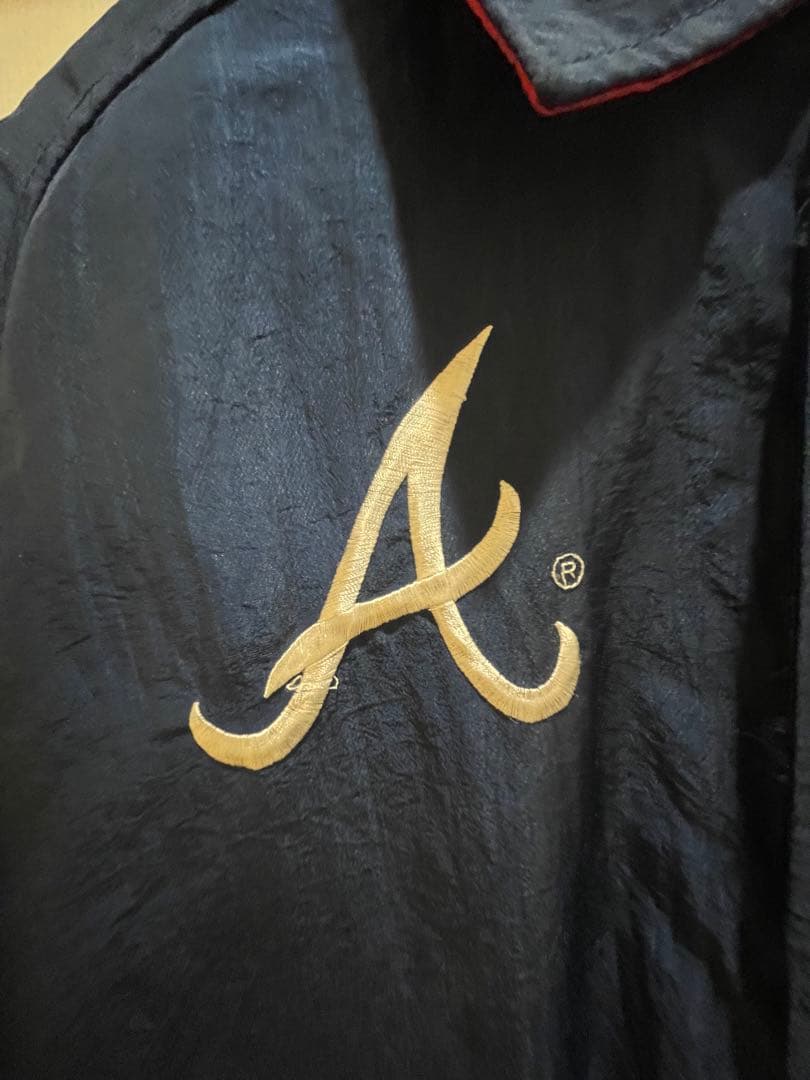 Atlanta Braves スタジャン ネイビー レッド