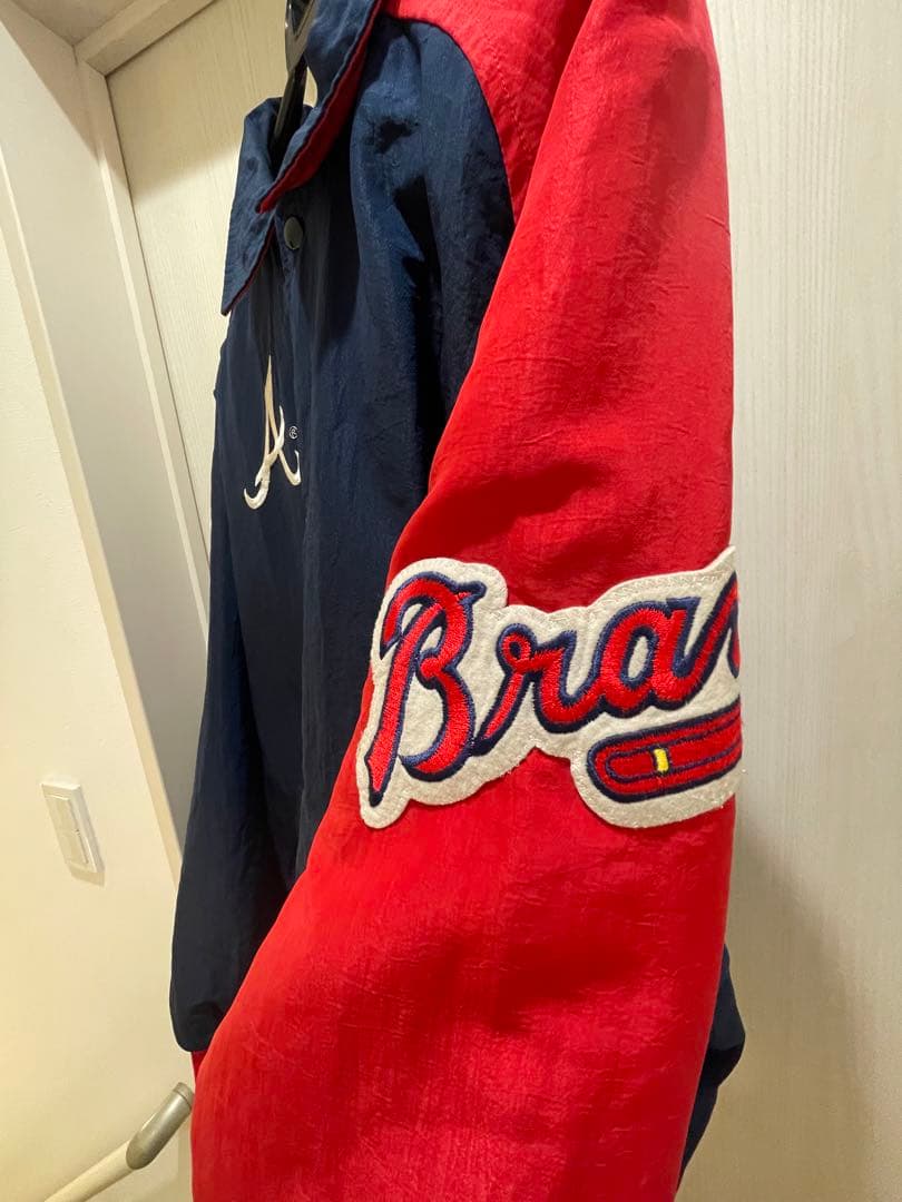 Atlanta Braves スタジャン ネイビー レッド