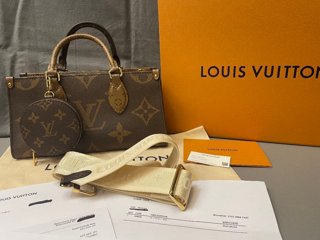 ルイ・ヴィトン オンザゴーＥＷ　モノグラム・リバース　M46653