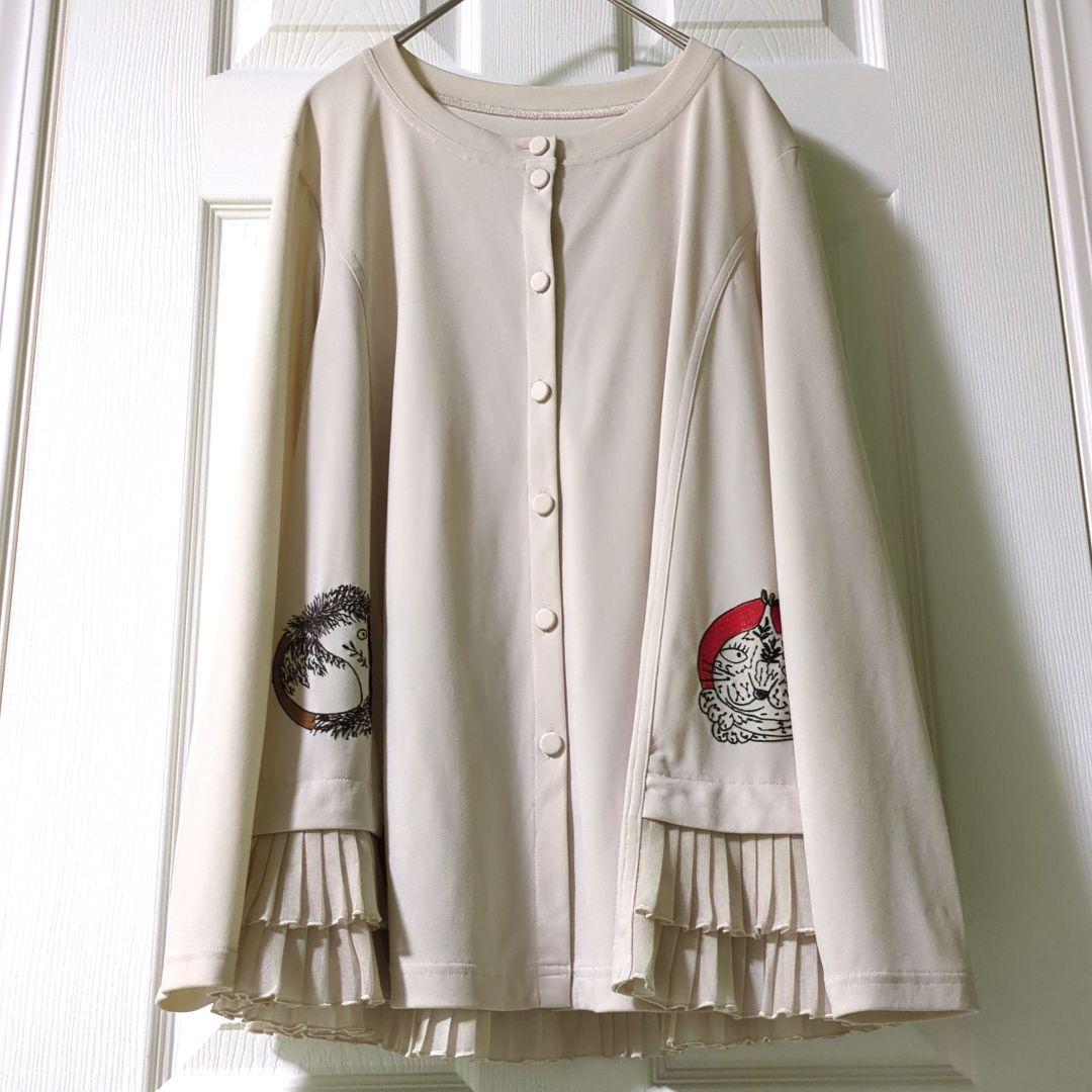 【専用】TOKUKO 1er VOL　前開き チュニック　羽織物　動物　刺繍