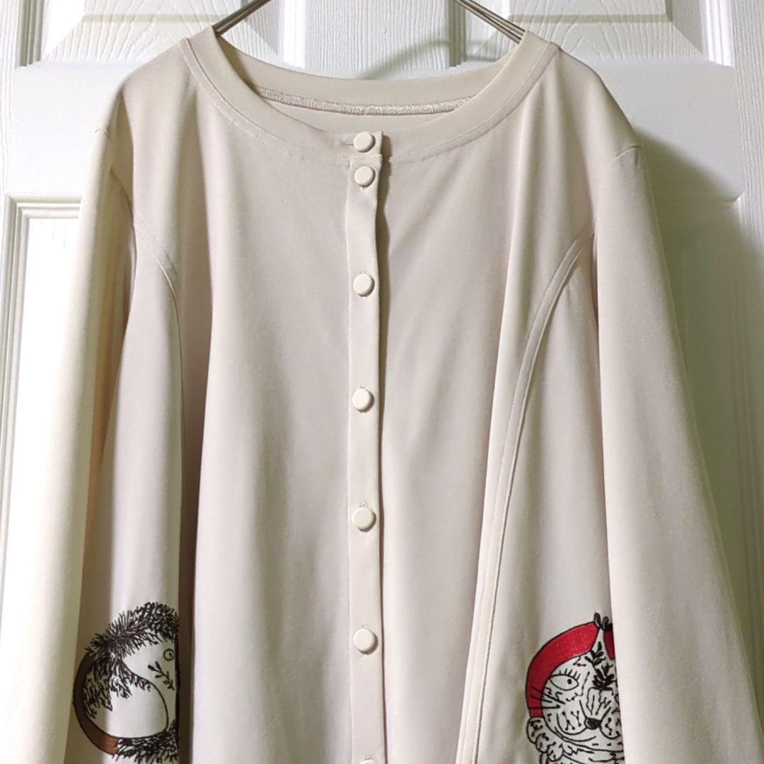 【専用】TOKUKO 1er VOL　前開き チュニック　羽織物　動物　刺繍