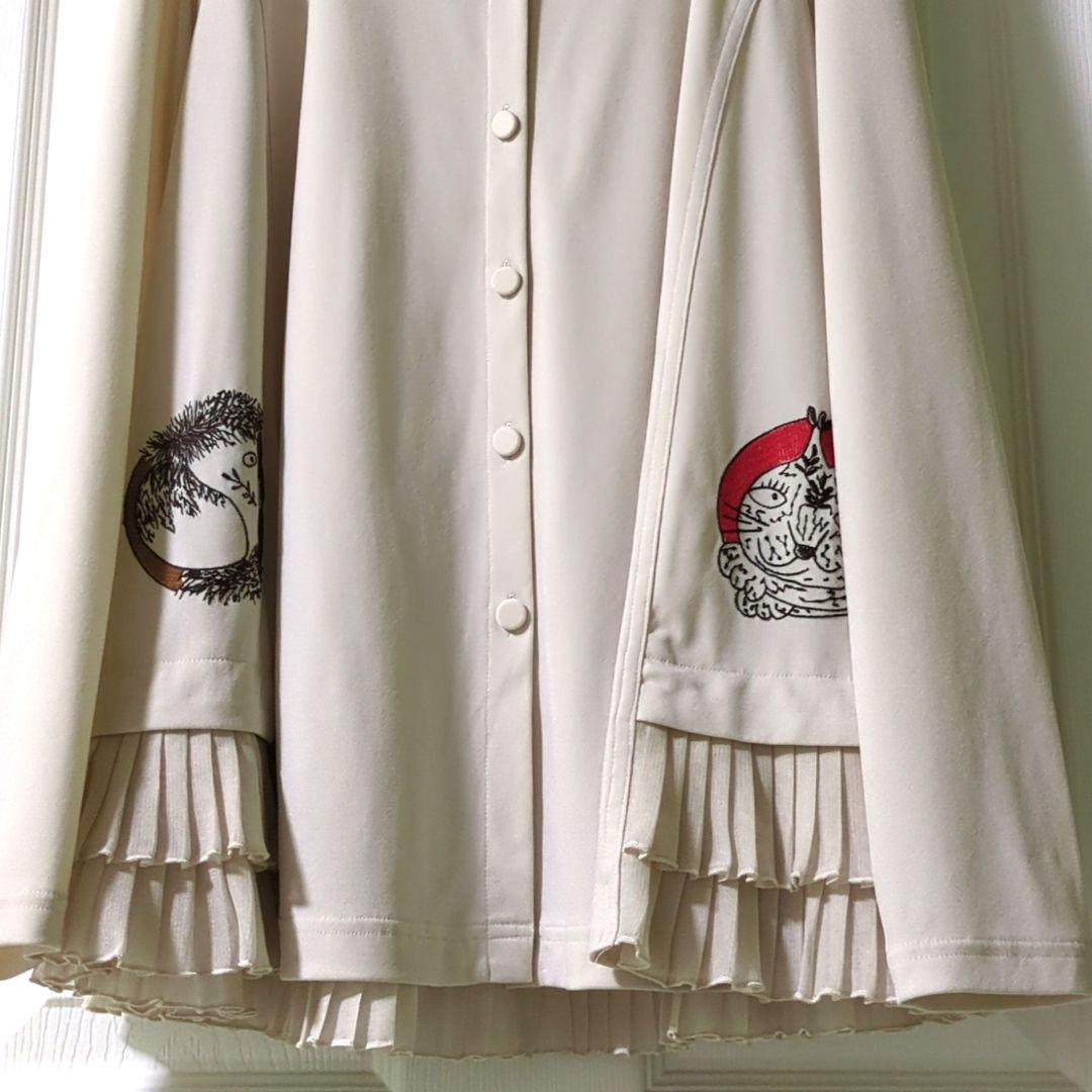 【専用】TOKUKO 1er VOL　前開き チュニック　羽織物　動物　刺繍