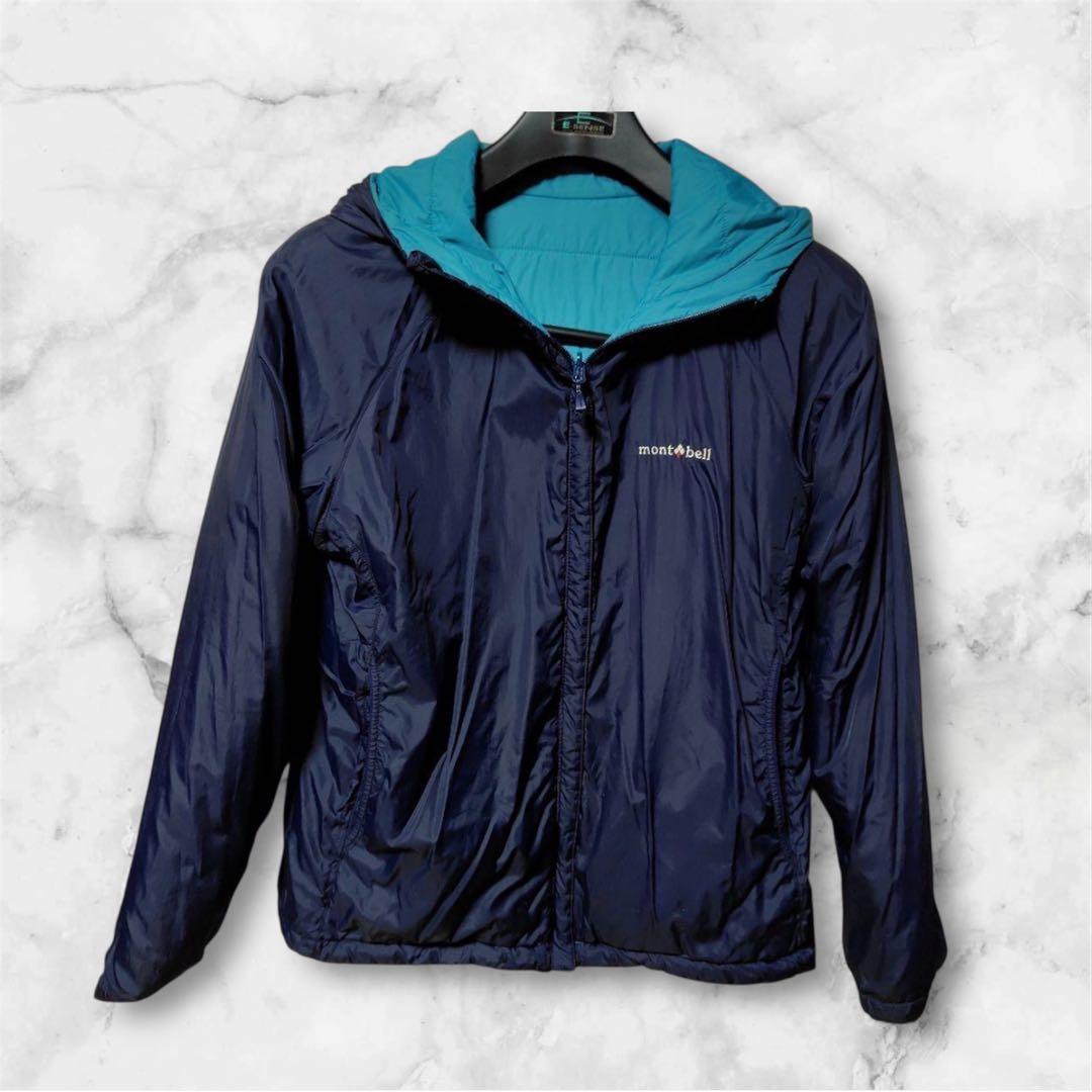 mont-bellダウンジャケット 　リバーシブル　　おーた着用　women's
