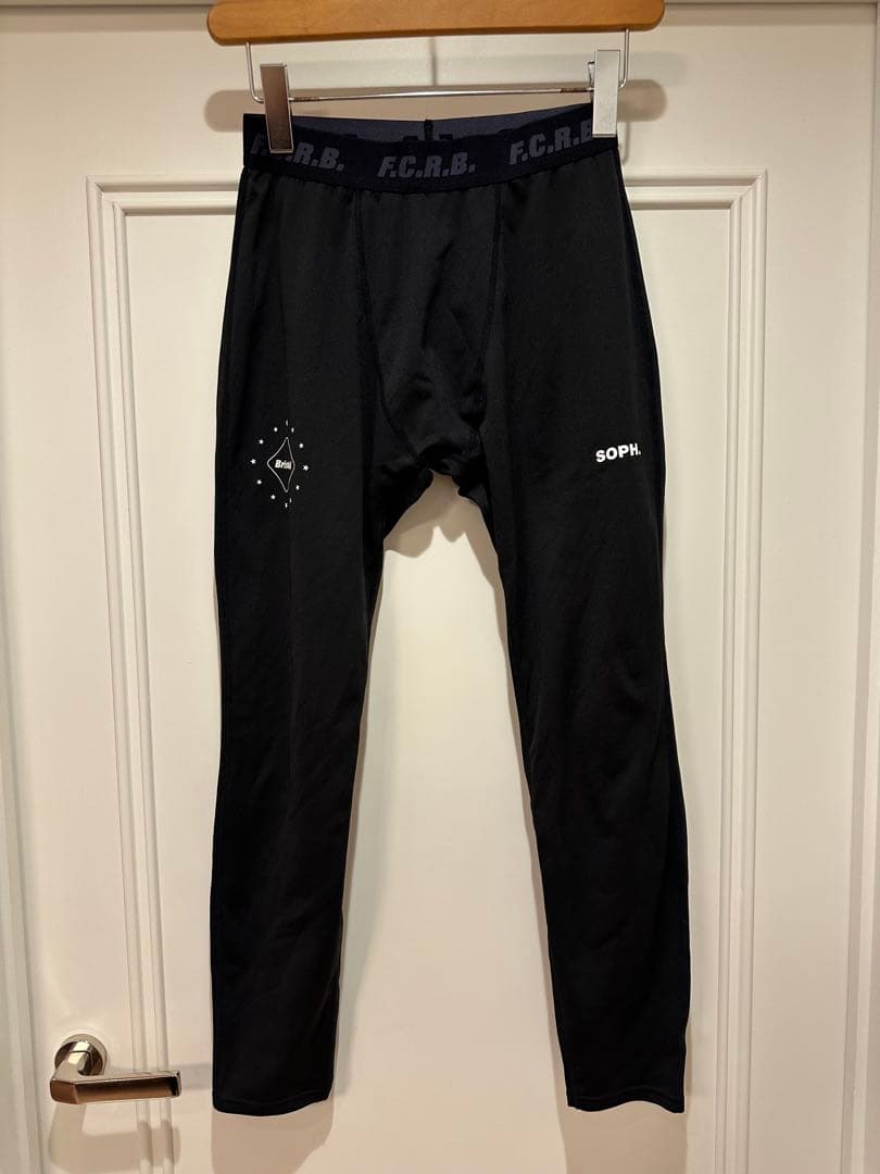 F.C.R.B. ブラック レギンス L UNDER LAYER TIGHTS