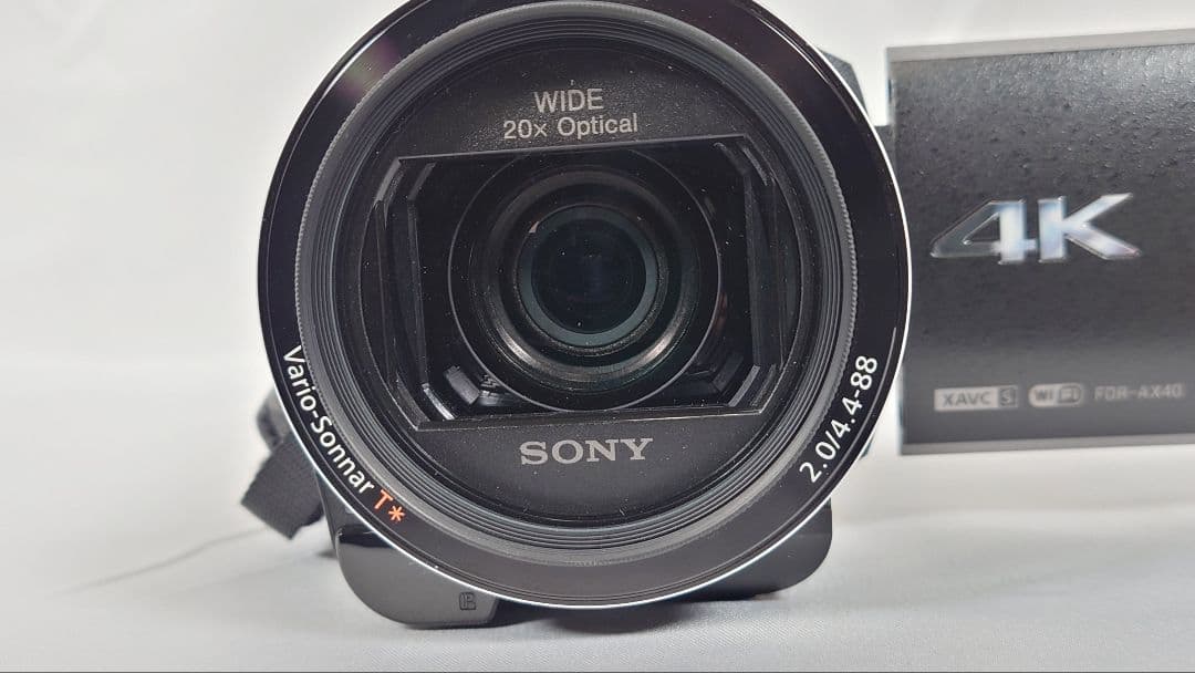 【SONY】FDR-AX40 4K ビデオカメラ