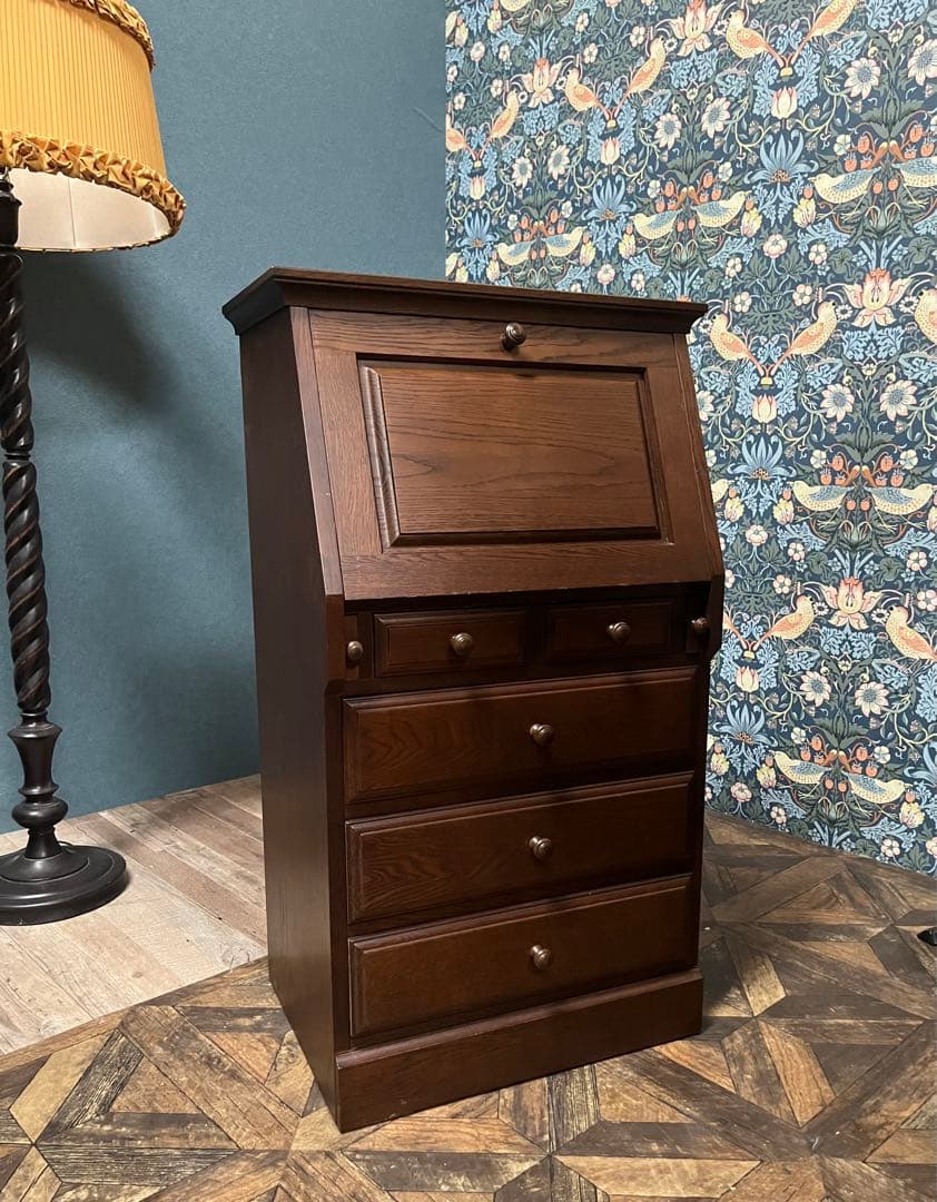 ライティングチェスト デスク インテリア アンティーク 昭和レトロ インテリア