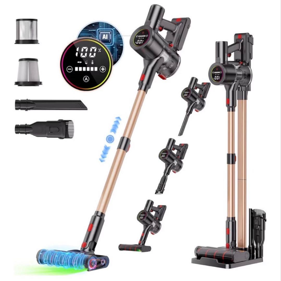 【新品】コードレス掃除機 軽量 サイクロン式 スティッククリーナー バッテリー