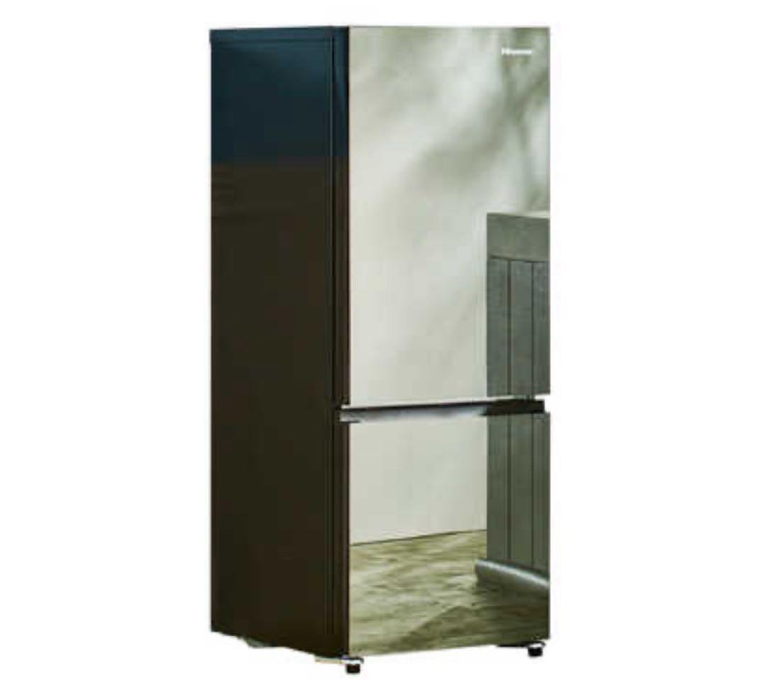 スタイリッシュ★Hisense冷蔵庫★ミラーブラック★