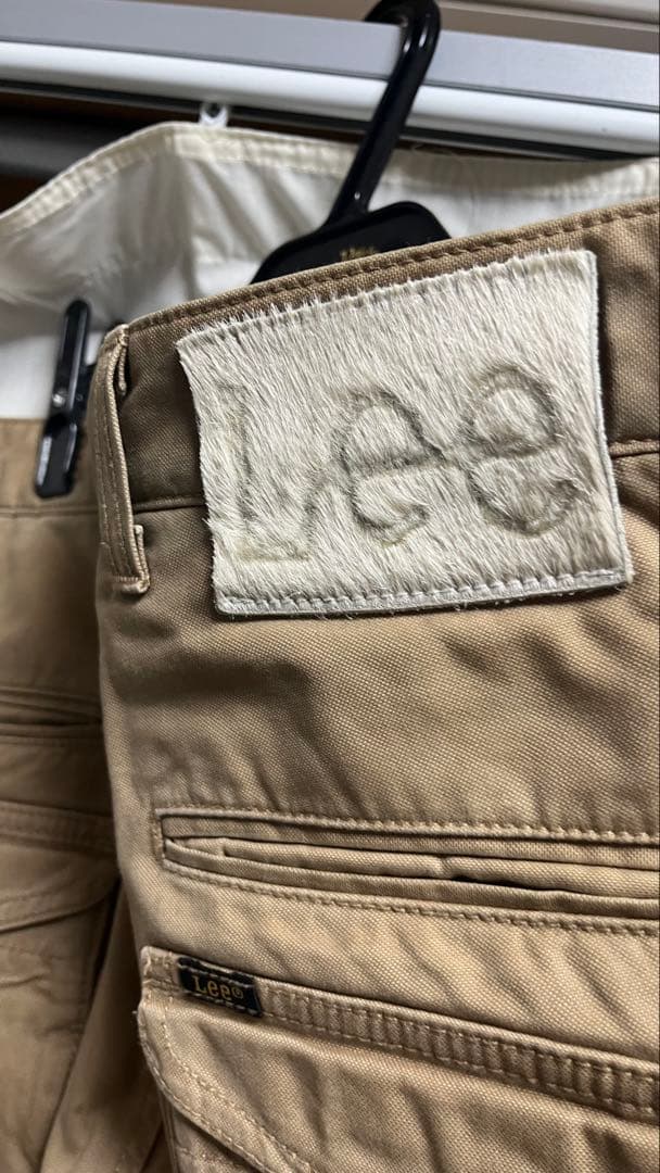 (希少品)Lee ベージュ カーゴパンツ　大量ポケット