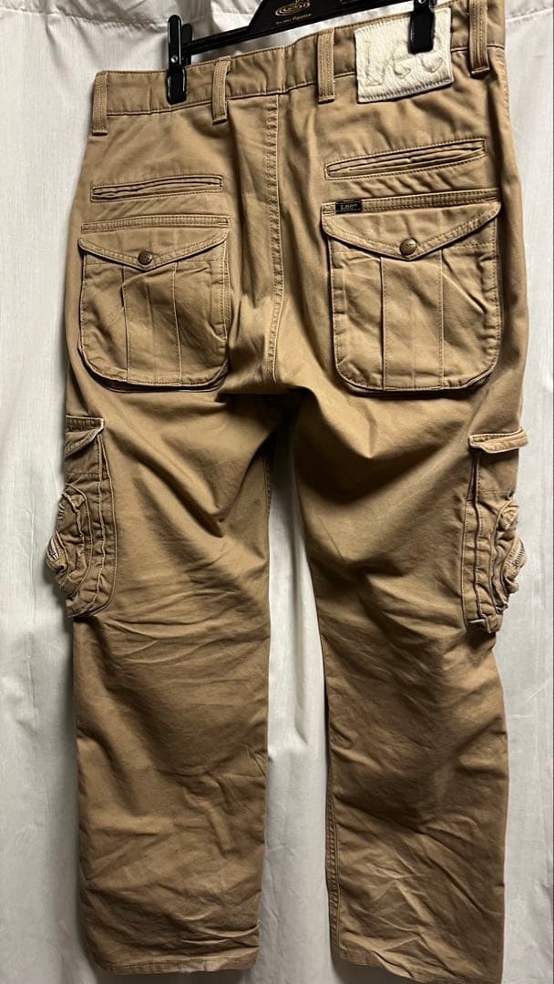 (希少品)Lee ベージュ カーゴパンツ　大量ポケット