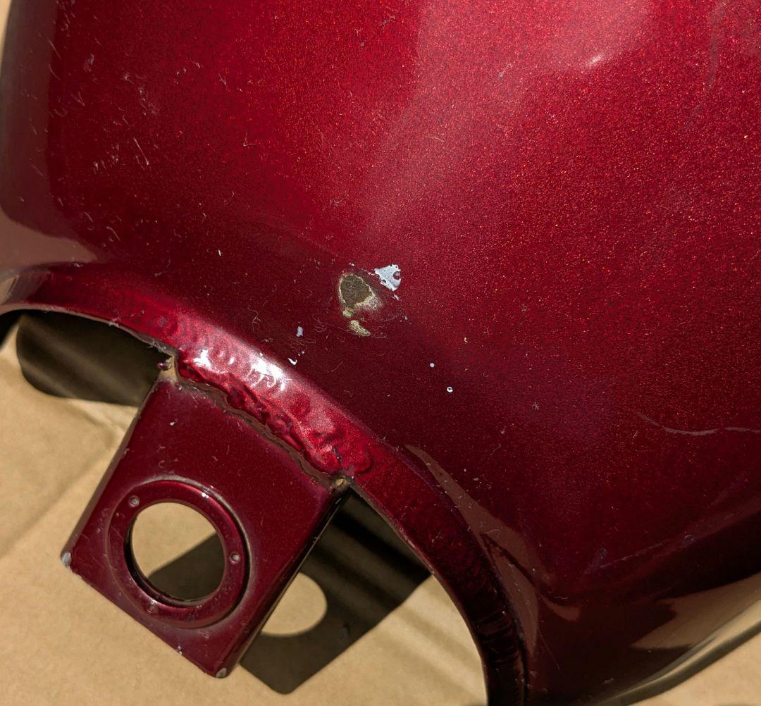 エストレア　バイクタンク メタリックレッド