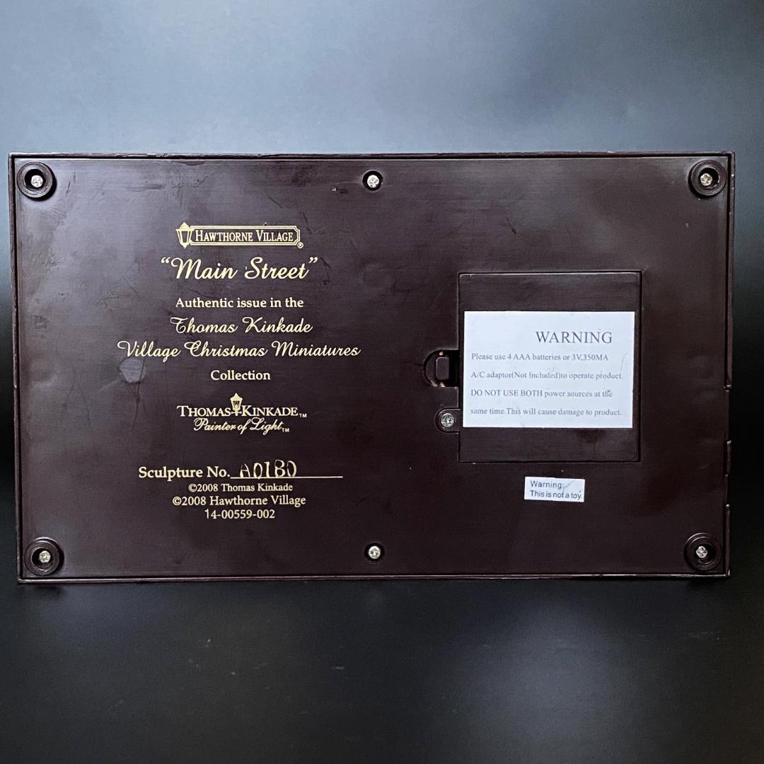 【美品】トーマスキンケード☆ホーソンビレッジ☆クリスマス　メイン　ストリート