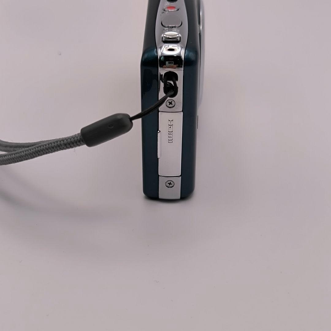 ケース付き美品　Panasonic LUMIX DMC-FX77 スエードブルー