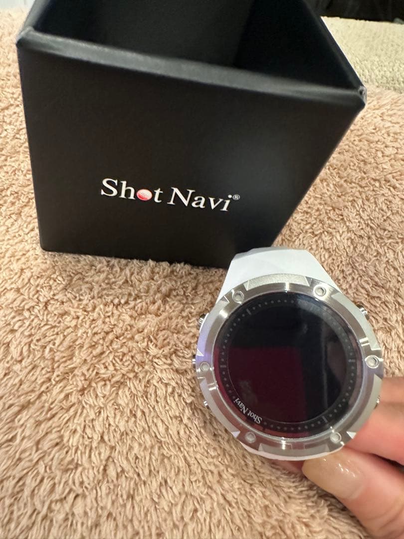 ショットナビ Evolve SE 腕時計型 GPSナビ ホワイト