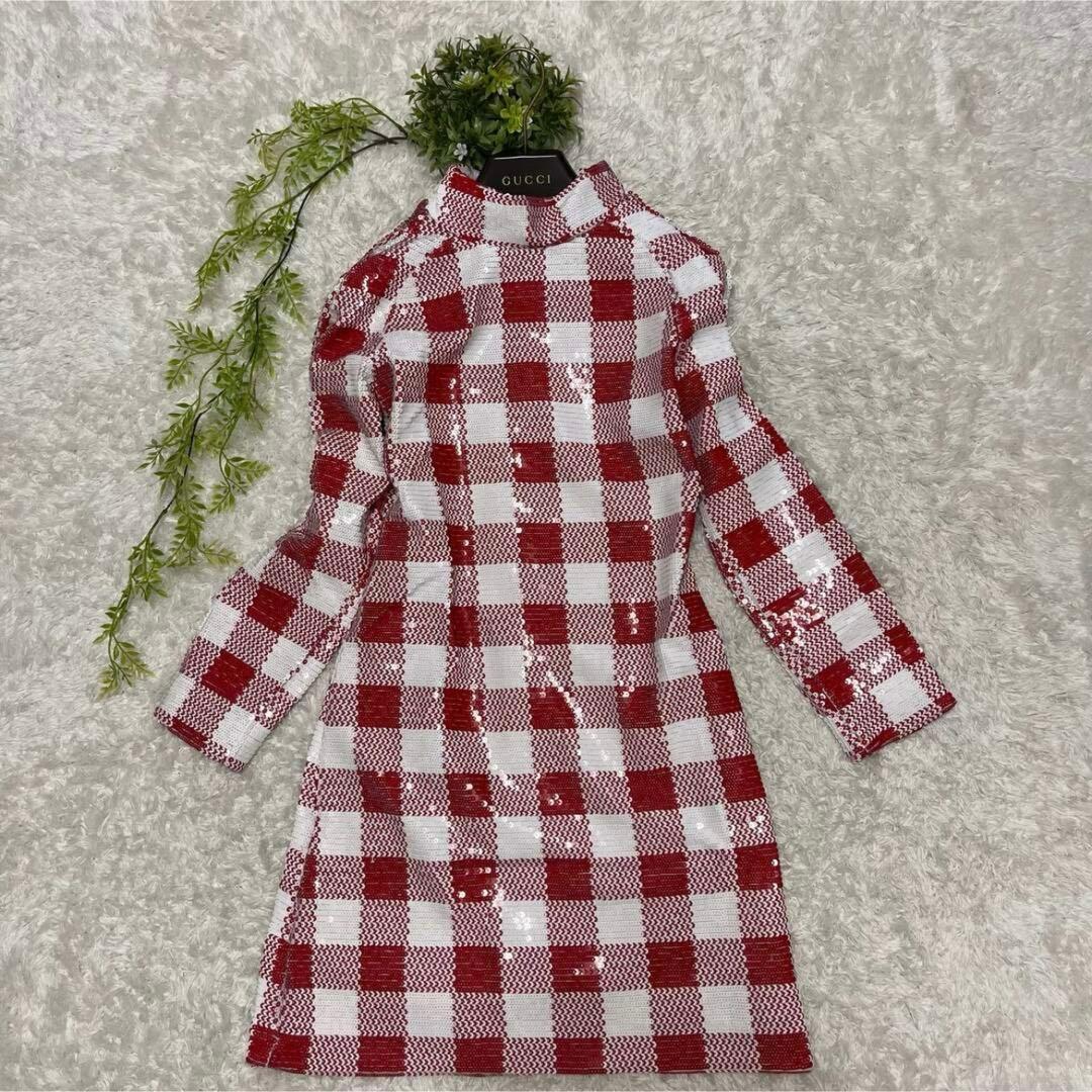 GUCCI グッチ ワンピース スパンコール アレッサンドロ・ミケーレ