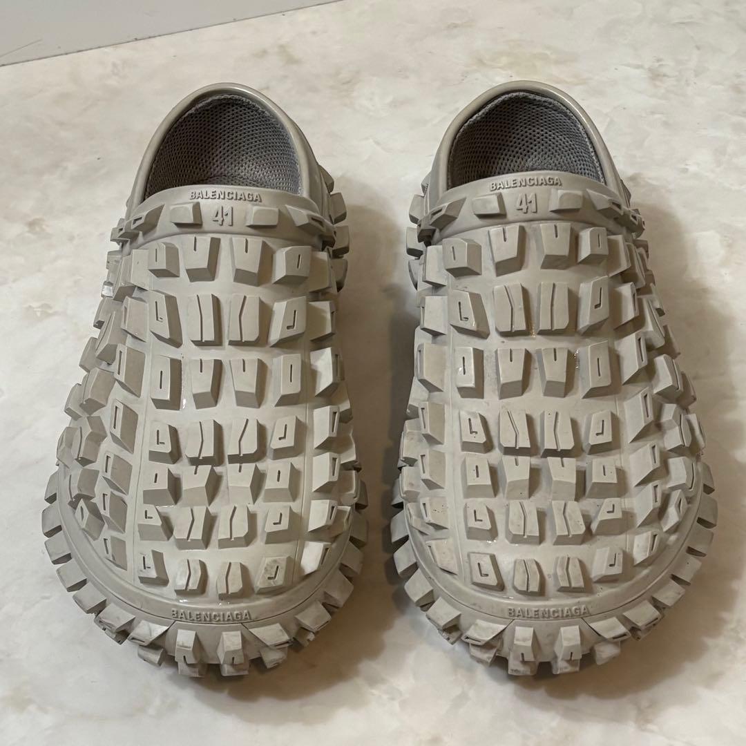 靴 balenciaga bouncer defender clog sandal