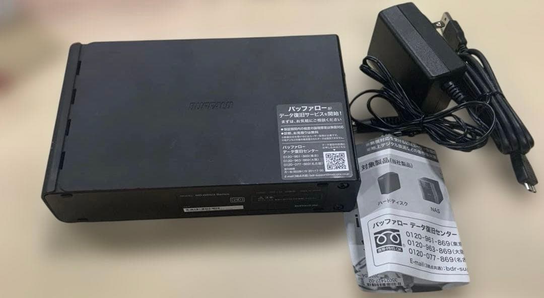 BUFFALO DRAMキャッシュ搭載 USB3.0用 外付けHDD