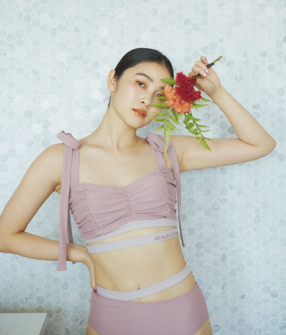 【新品】ジルバイジルスチュアート　カットアウトリボンビキニ　ピンク