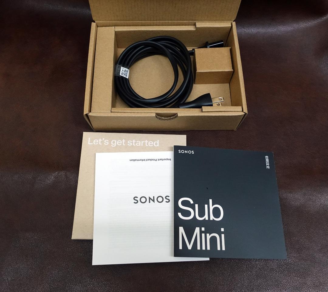 SONOS Sub Mini ブラック サブウーファー SUBM1JP1BLK