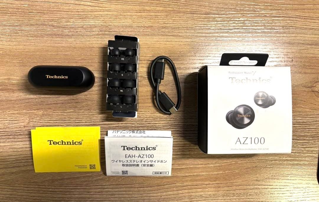 【美品】Technics EAH-AZ100 ワイヤレスイヤホン