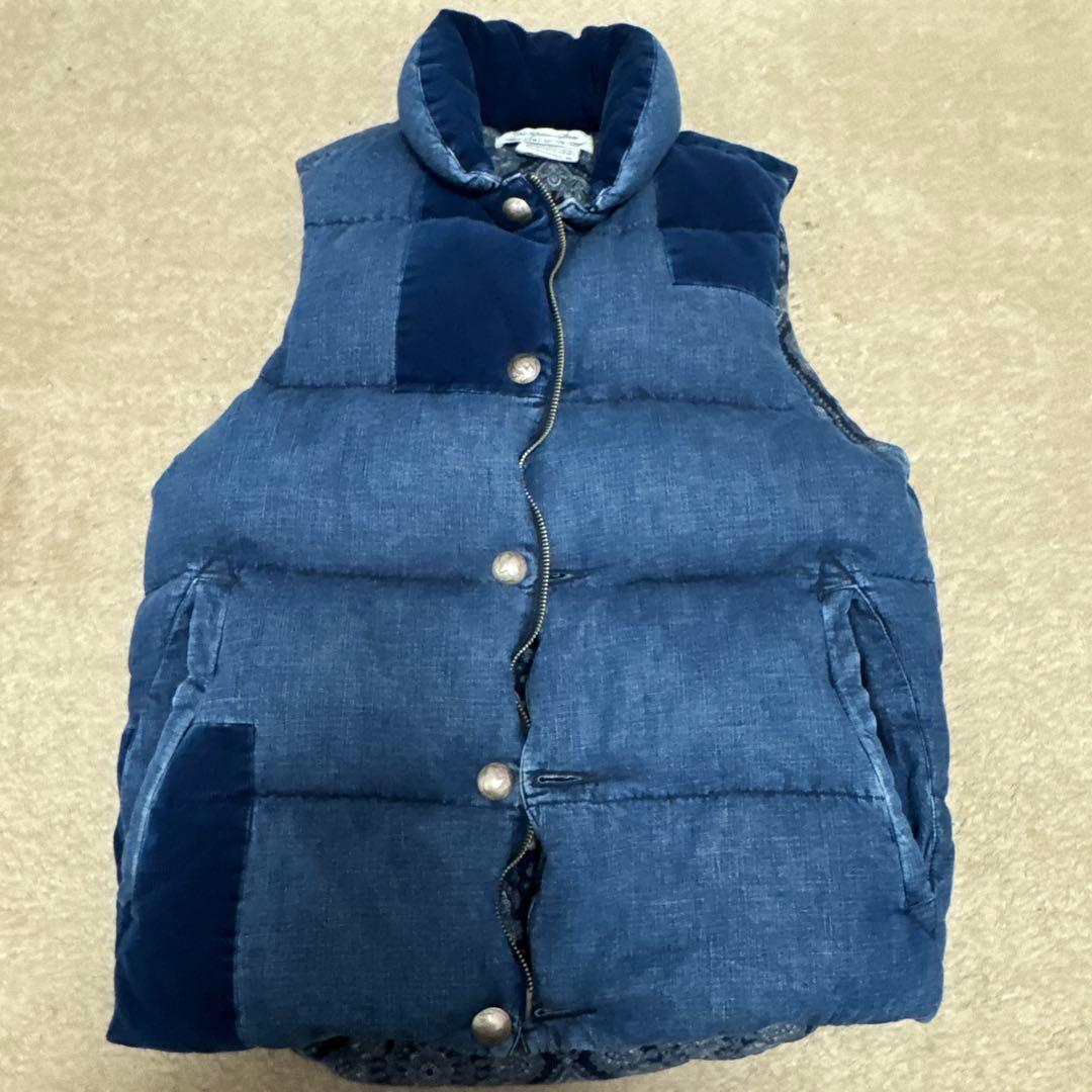 REMI RELIEF ダウンベスト　デニム　美品