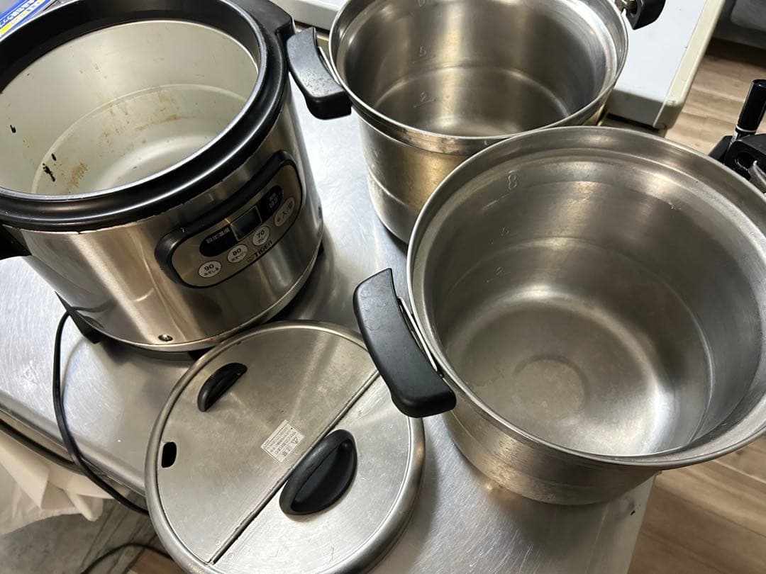 【最終値下げ】【内鍋×2】業務用Tigerマイコンスープジャー JHI-M080