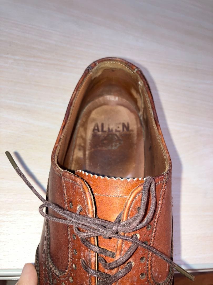 オールデン　Alden ウイングチップ8 旧ロゴ