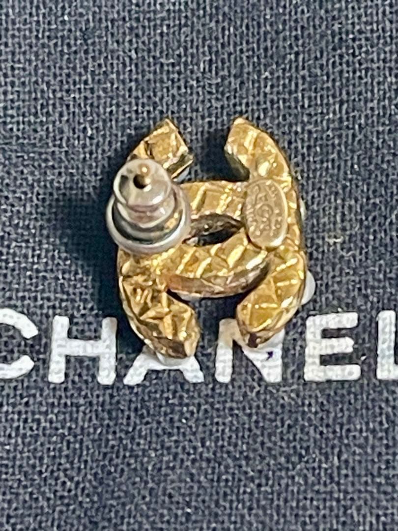 シャネル CHANEL ピアス パール ゴールド 2003年 秋コレクション