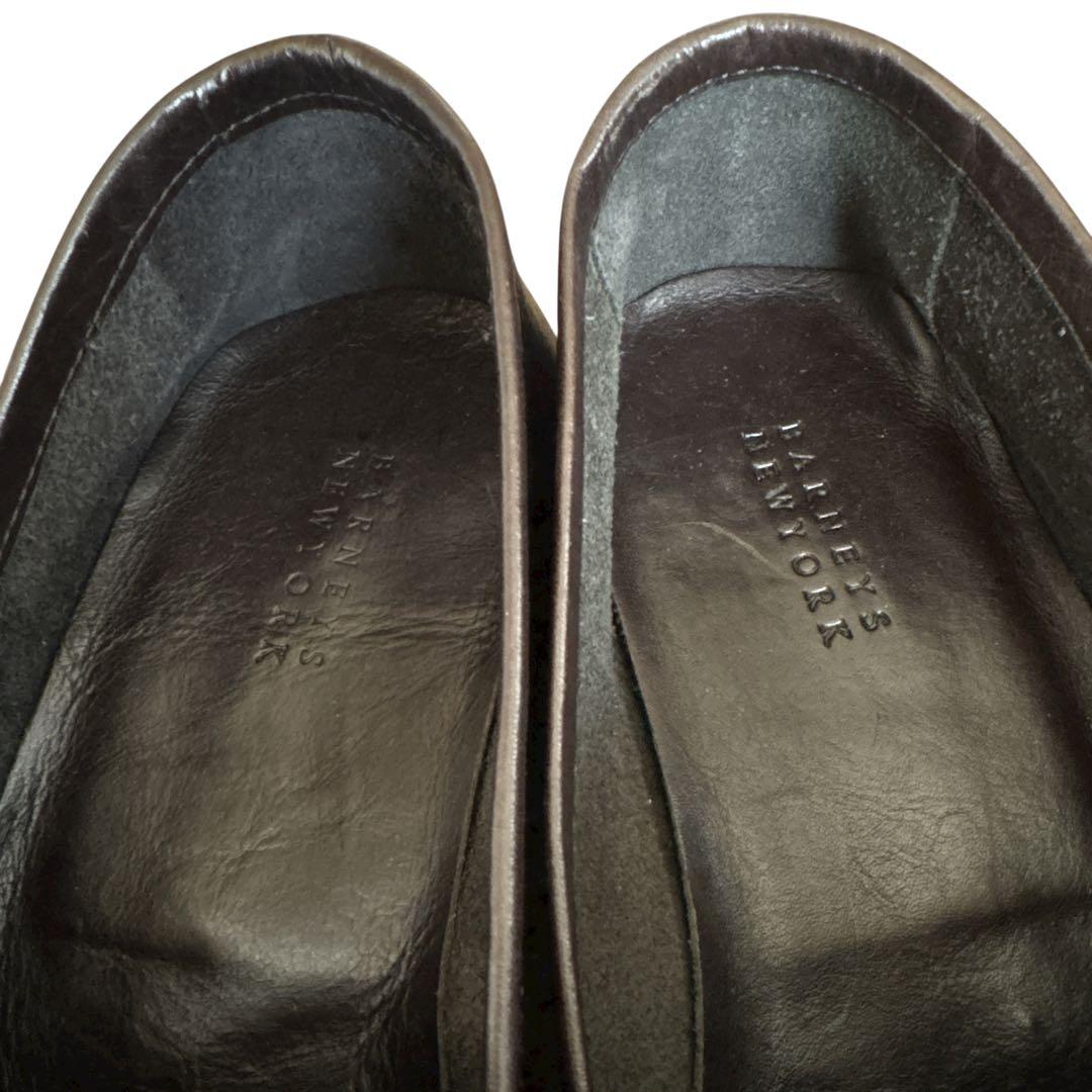 美品✨ バーニーズニューヨーク ローファー （25） 焦茶 ドレスシューズ