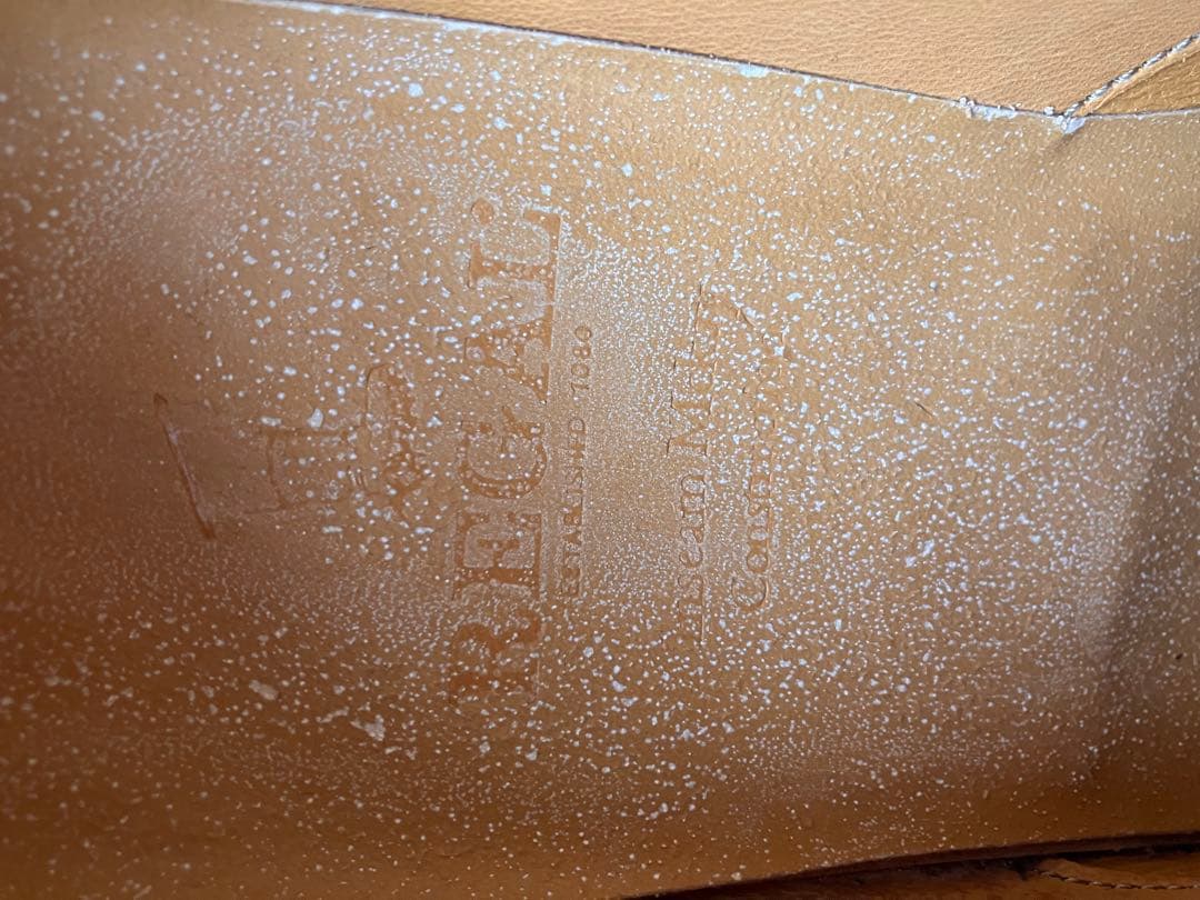 REGAL ブラック ストレートチップ レザーシューズ 革靴