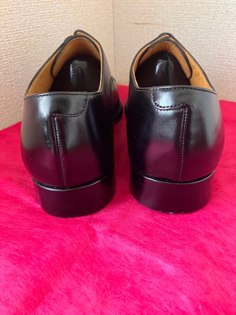 REGAL ブラック ストレートチップ レザーシューズ 革靴