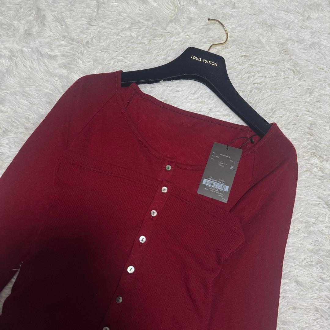 完売品 25年 新品 anuans シアーウールレイヤリングトップス