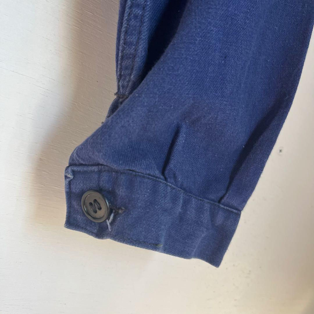 50s フレンチ ワークジャケット 短丈 サイクリスト ユーロ ヴィンテージ