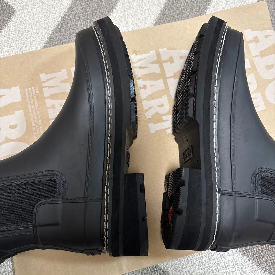 専用！HUNTER ブラック チェルシー ステッチ サイドゴア ブーツ 24cm