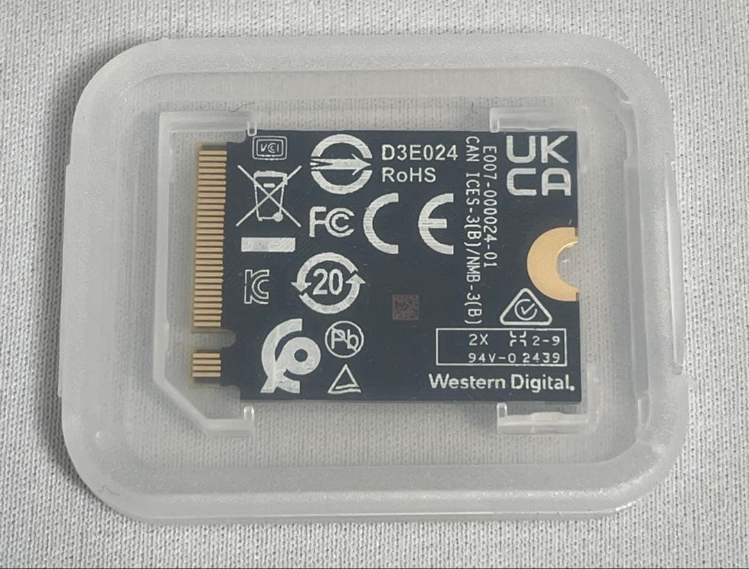 内蔵型SSD WD SN740 NVMe SSD 2TB