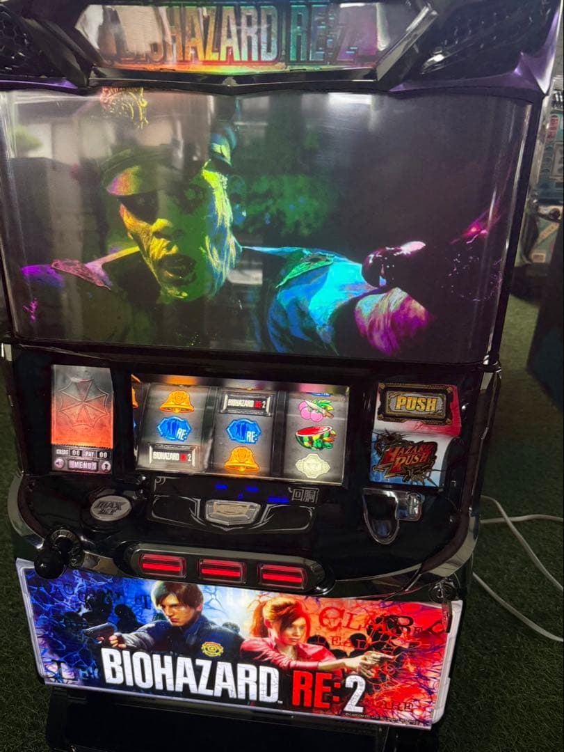 わたわた スロット　バイオハザードRE：2 XB　実機