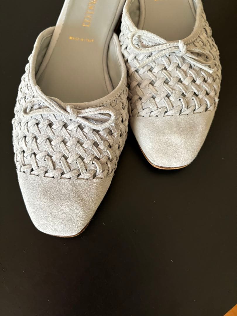 パスクッチ PASCUCCI ライトグレースウェード　38